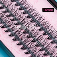 1 box natural long 3d individual false eyelashes extension fake eye lashes profissional makeup supplies tool 8 14mm