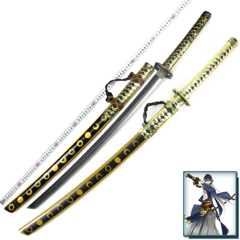 Онлайн-игра Touken Ranbu Mikazuki Munechika Косплей деревянный меч персонаж игры Косплей Катана самурайский меч подарок на Хэллоуин