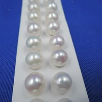 high quality pearl beads9 5 10 5 mm 100 freshwater loose pearl with perfect round shape