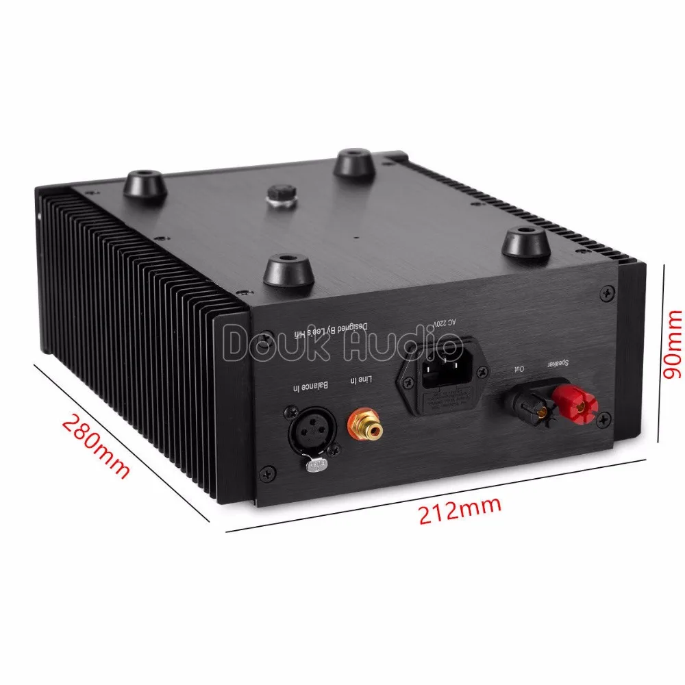 Douk аудио Hi-end моноканальный усилитель мощности MOSFET одноконечный класс A XLR балансный усилитель Amp Pass A30 схема