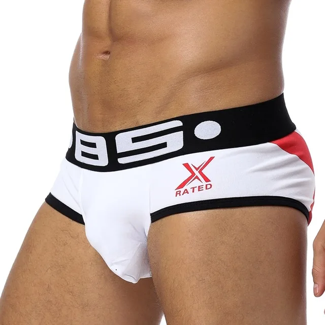 Мужские сетчатые трусы Cueca Masculina сексуальные хлопковые с u образным карманом