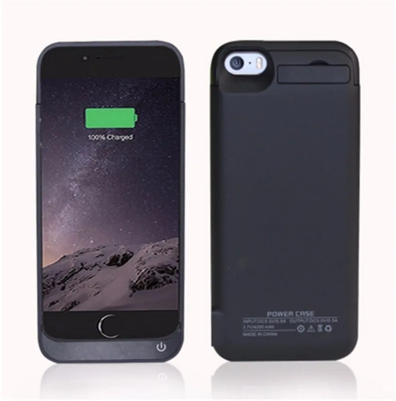 iphone NENG 4200 мАч Внешний аккумулятор чехол для зарядки для iPhone 5 5S 5c SE внешний резервный аккумулятор с подставкой - Цвет: iphone