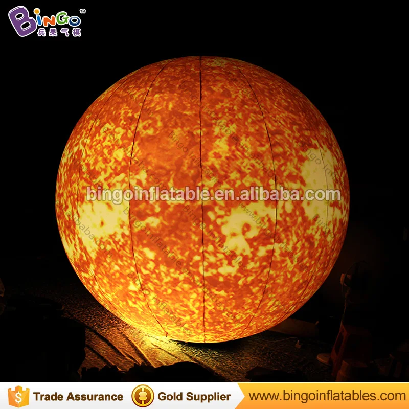 3M dia LED lighting inflatable Sun balloon high quality customized blow up type replica with blower toys | Игрушки и хобби