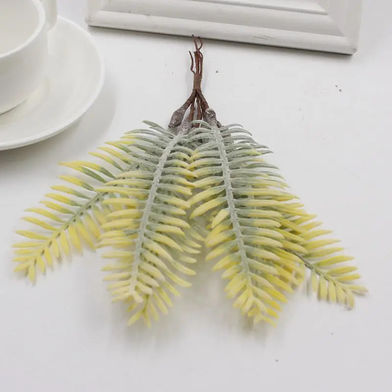 Сделай Сам/6 штук Искусственный лист Папоротник Свадьба Рождественская