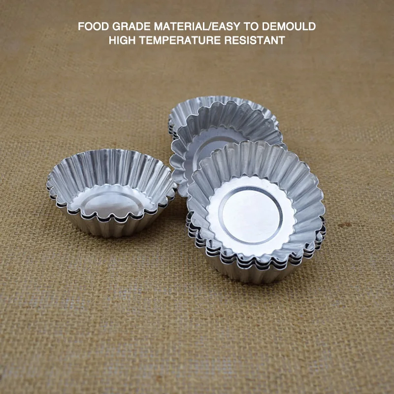 6 шт. формы для торта яиц тортов кухонных аксессуаров алюминиевых экологически