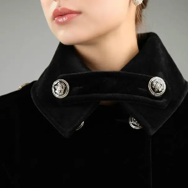 Двубортный Тонкий шерстяной Тренч с поясом Женский кашемировый длинное пальто |