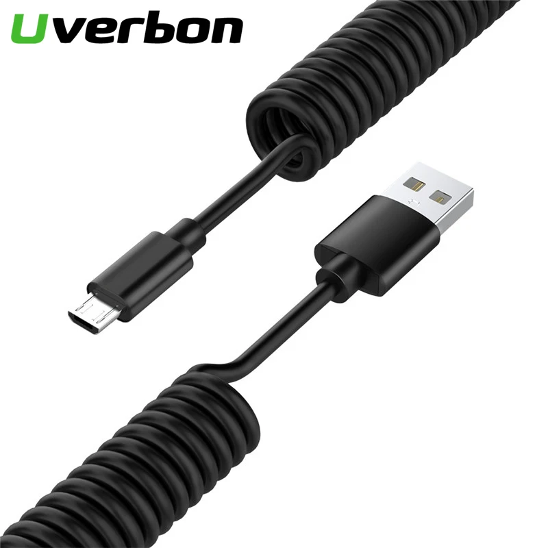 Usb-кабель с пружинным корпусом для samsung huawei 2,4 A, быстрый Micro USB type C, usb-c, кабель для зарядки и передачи данных, код зарядного устройства для телефона Xiaomi