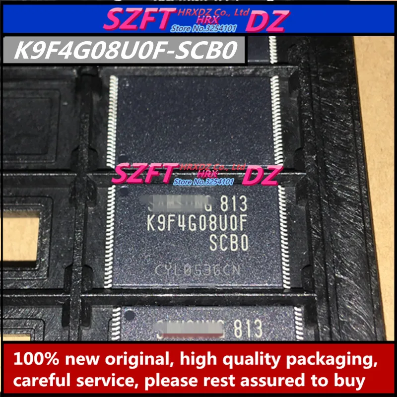 

SZFTHRXDZ 100% new original 5PCS 10PCS K9F4G08U0F-SCB0 TSSOP48