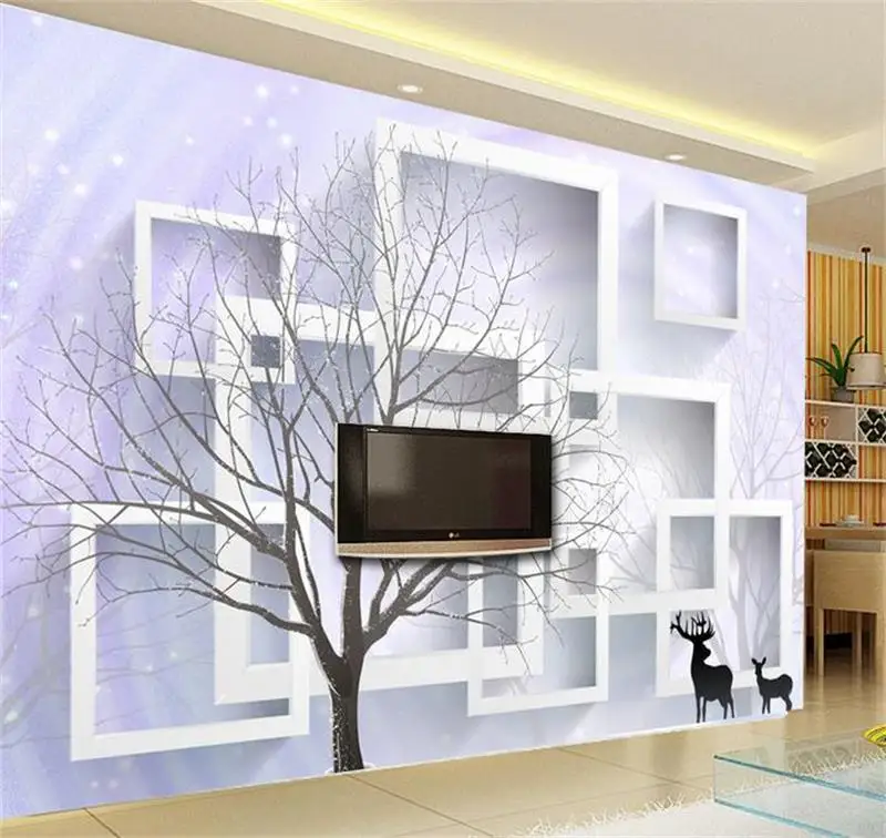 Настенные 3D обои для комнаты фотообои на заказ из нетканого материала с
