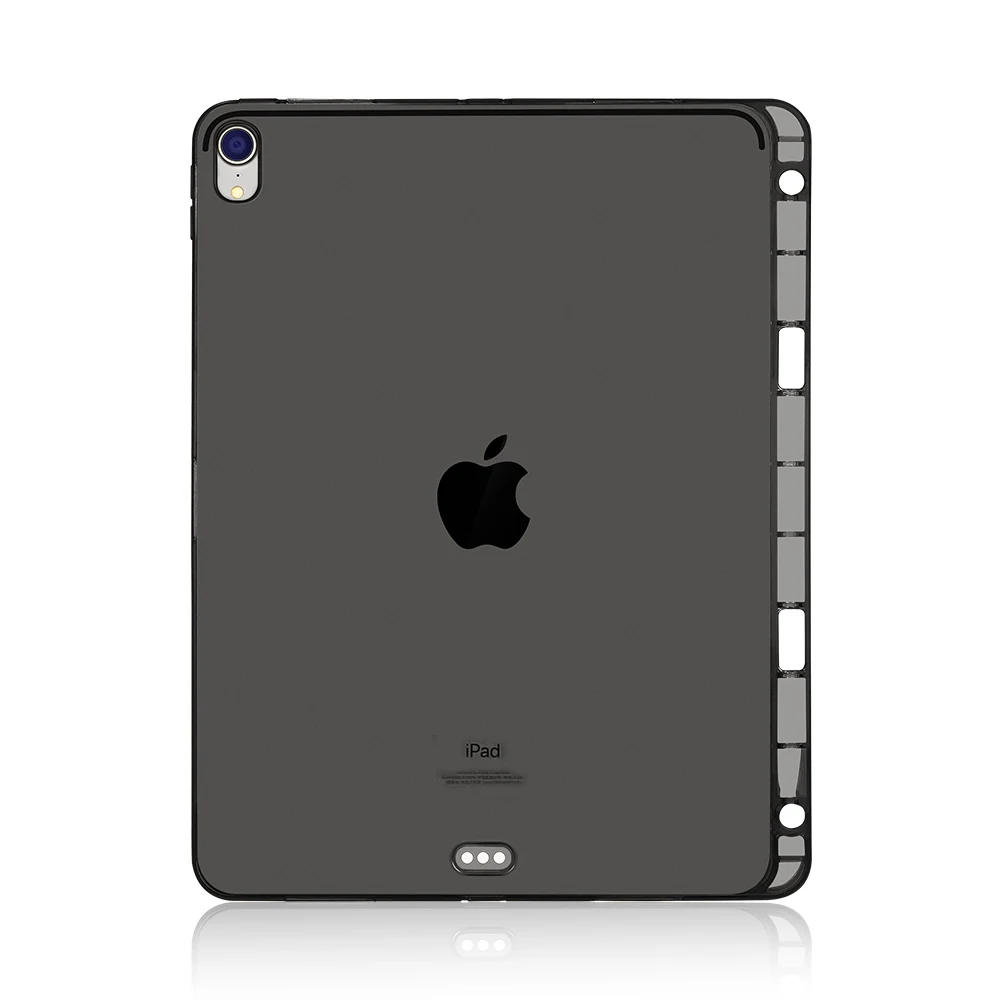 Чехол для iPad Pro 12,9, мягкая задняя крышка из ТПУ для iPad Pro 11, чехол с карандашом, чехол для iPad Pro 12,9