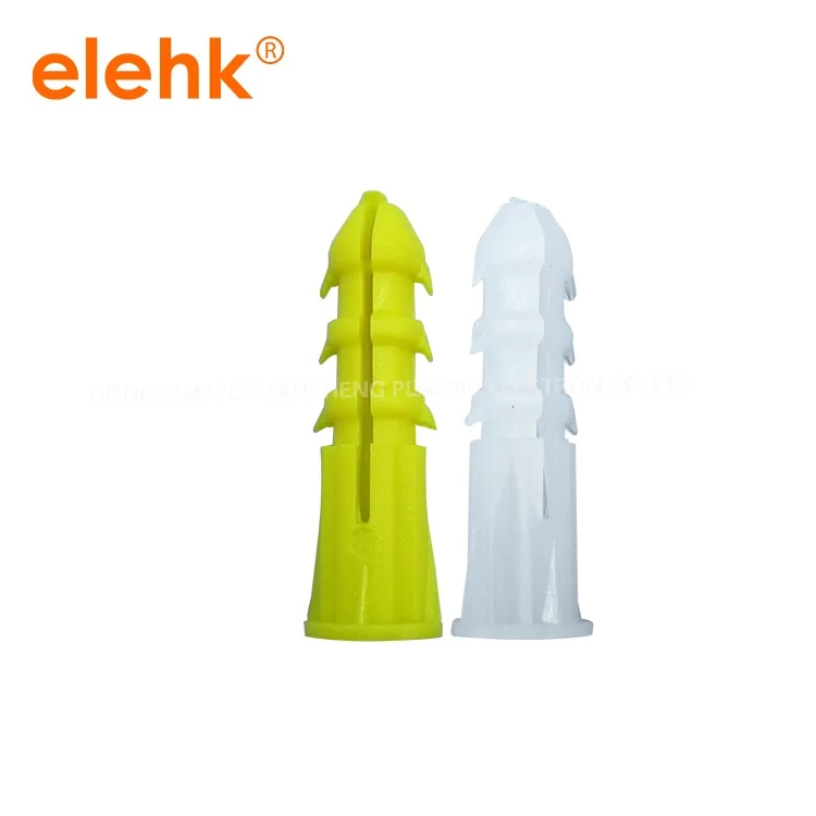 100 шт. серый пластиковый анкерный настенный винт анкер 6x25 мм (диаметр винта 3 2 5