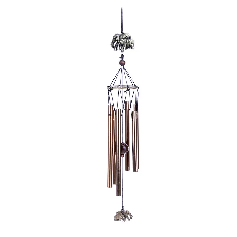 Антикварные медные трубки колокольчики Windchime открытый колокольчики живого двора сада дома висячие украшения