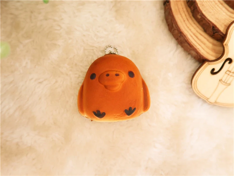 Kuutti мягкий милый мини Мягкий кавайный Тост Хлеб мультфильм мягкий Dim-sum шоколадный Eclair ремешок для телефона