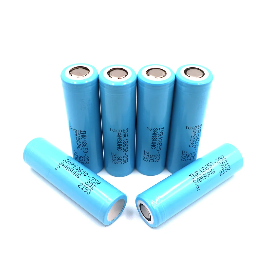 Li-Ion 2500 mAh 25R 13 шт аккумулятор 18650 аккумуляторная батарея, мощный инструмент батареи, ток разряда 20A, литий-ионный аккумулятор