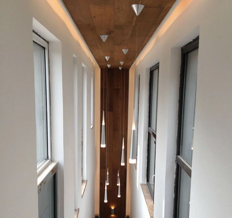 Светодиодная люстра в форме метеоритного дождя художественный потолочный