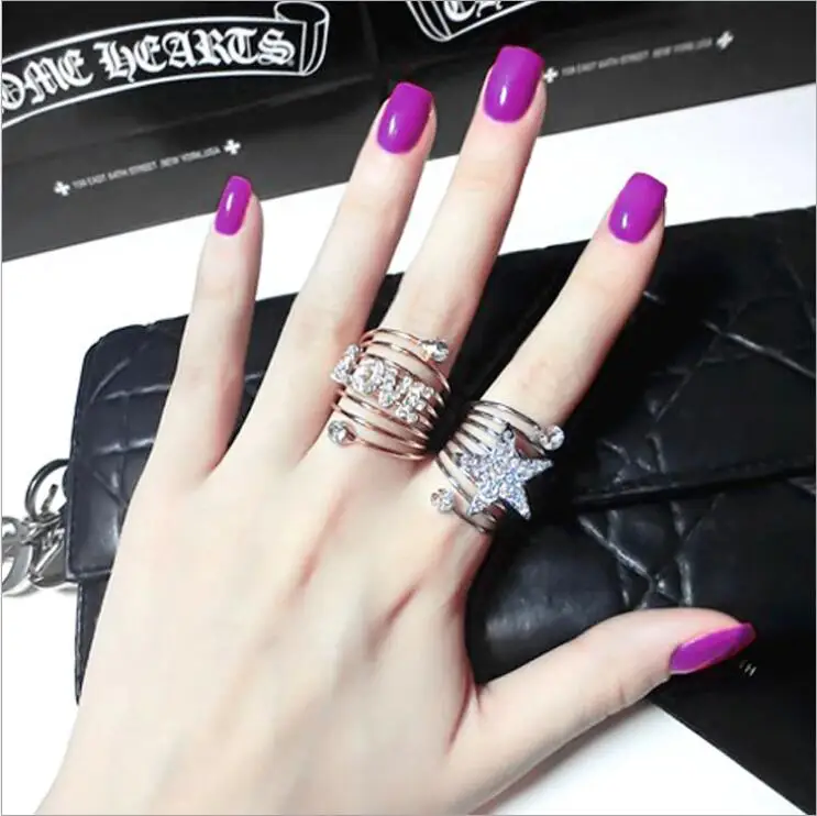22 шт./компл. Модные Длинные накладные Nails19 вида расцветки ногти для вечерние
