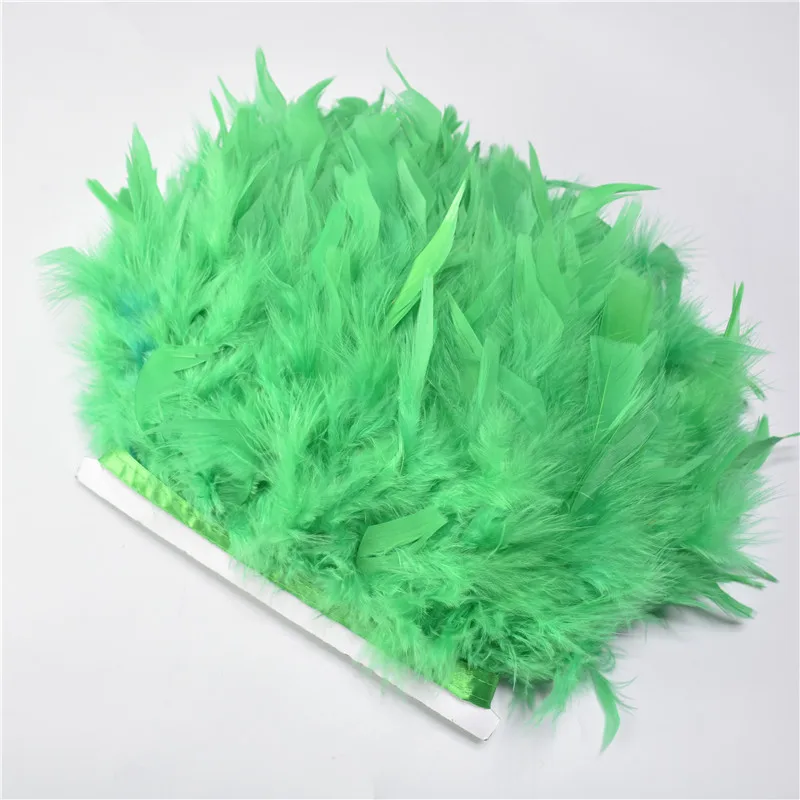Grass Green Новинка 10 ярдов/партия Турция бахрома с перьями 10-15 см chandelle перья марабу для ремесел карнавальные костюмы DIY Одежда - Цвет: Grass Green