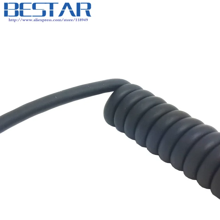 Черный HDMI штекер-HDMI разъем эластичный пружинный видео удлинитель 1 2 м 4 фута для