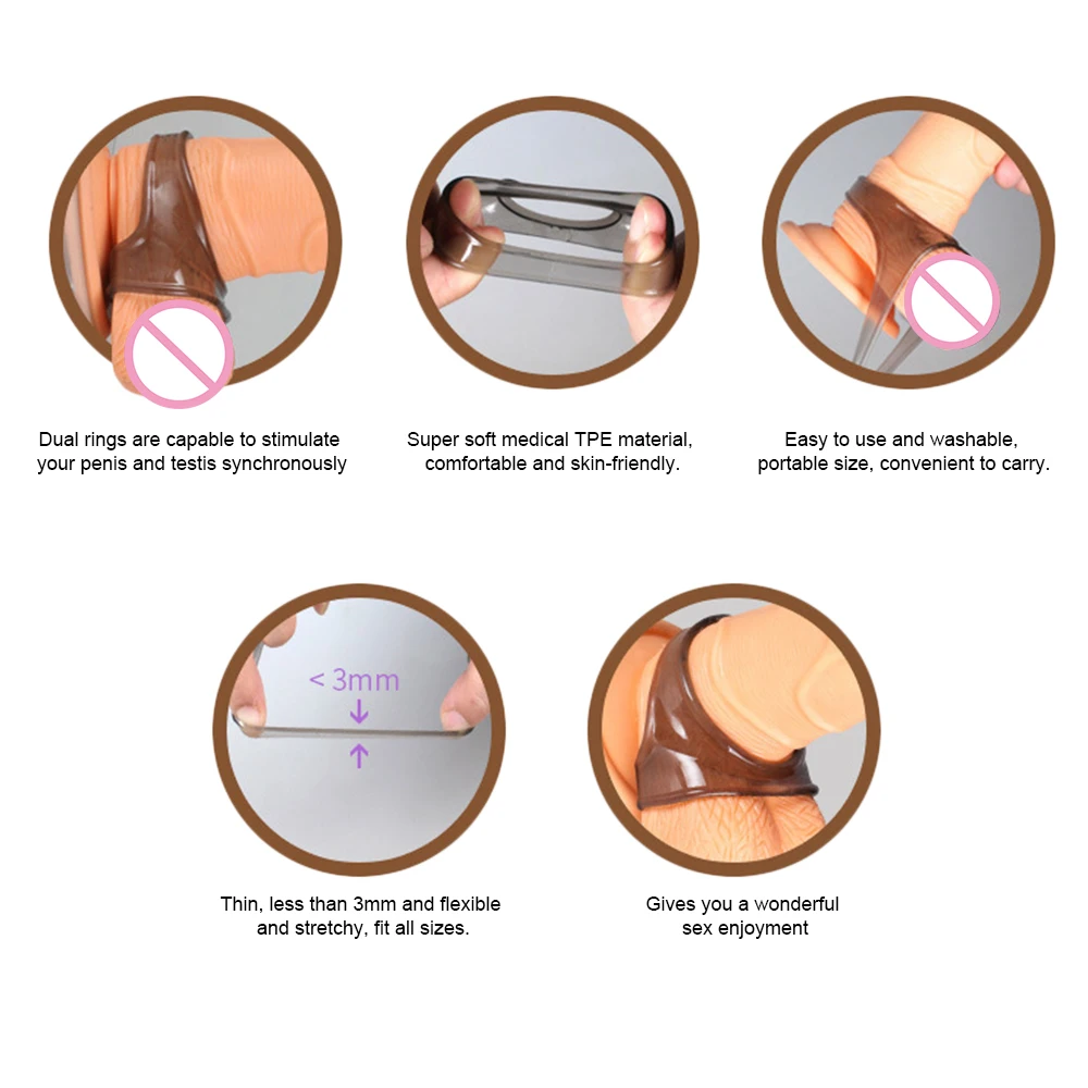Эластичное кольцо на пенис секс-игрушки для мужчин Мужской мастурбатор задержки