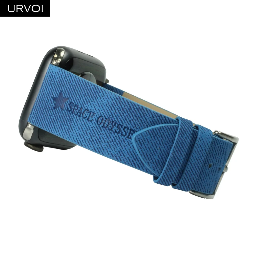 URVOI ремешок для apple watch band series 5 4 3 21 искусственная кожа наручный iwatch Удобный