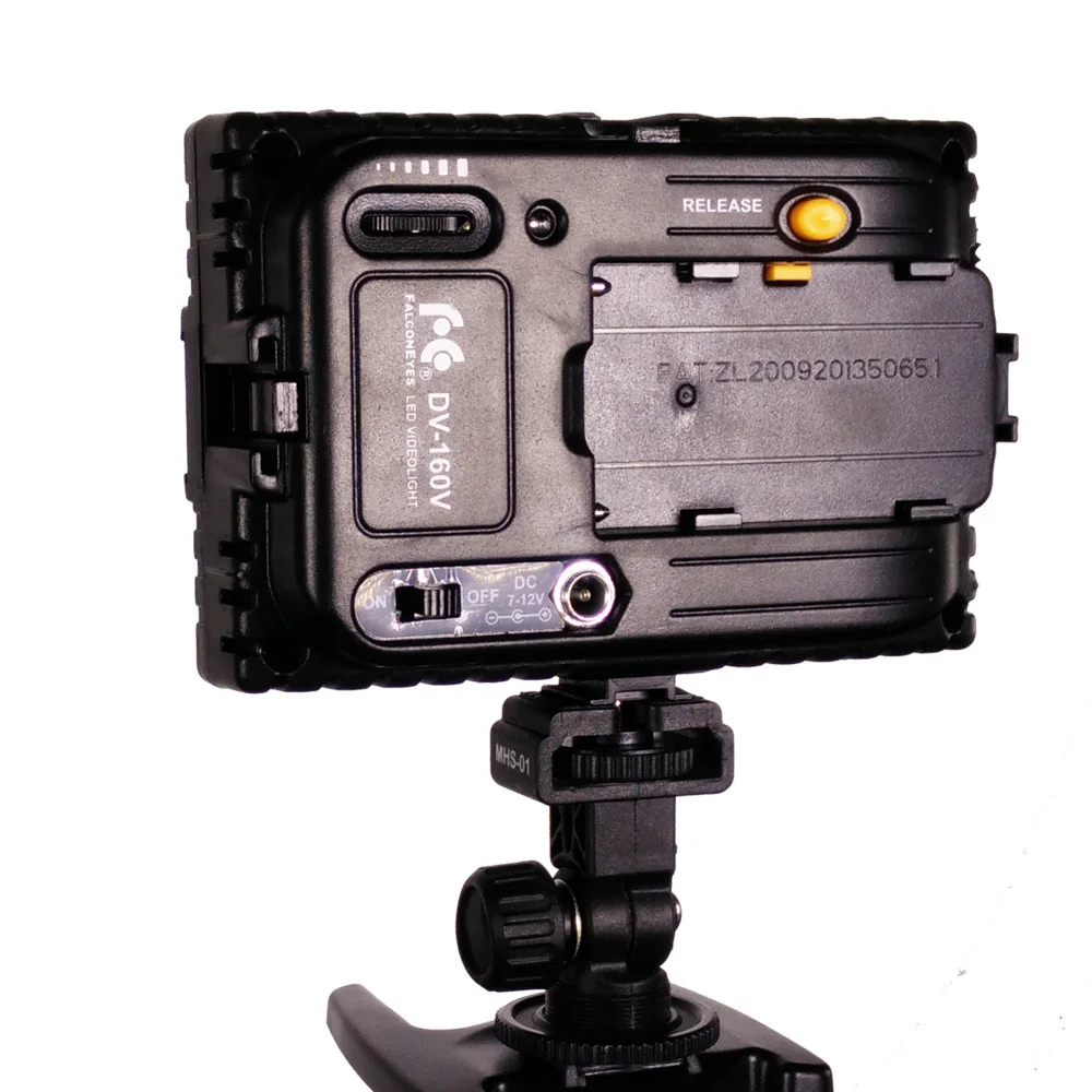 Falcon Eyes DV-160VC CRI95 + 160 СВЕТОДИОДНЫХ Видео Камеры Лампочка Фотография Освещение с NP-F550
