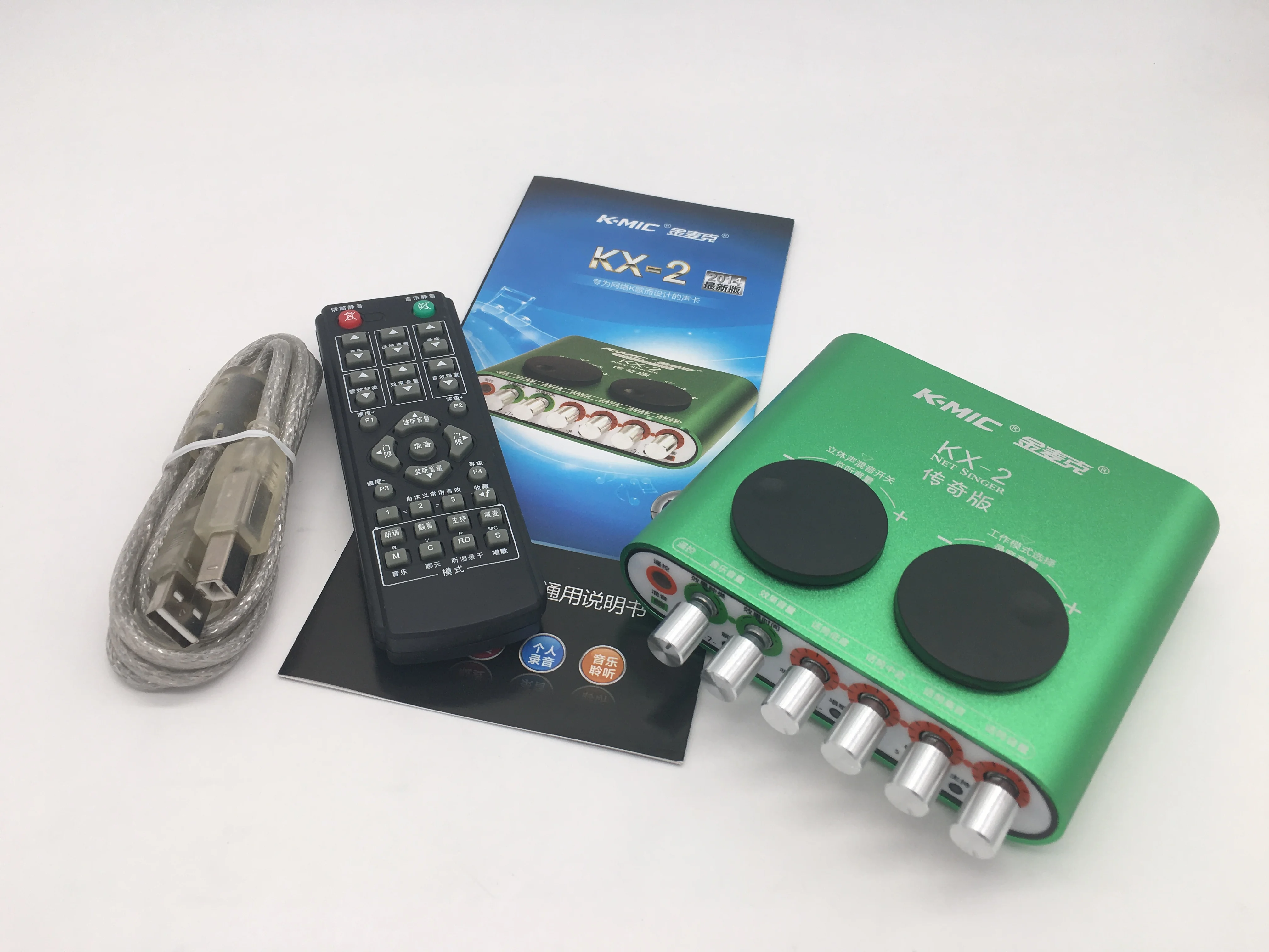 K-Mic KX-2 legendary edition Профессиональная USB звуковая карта компьютерная вещательная запись внешняя звуковая карта аудио интерфейс