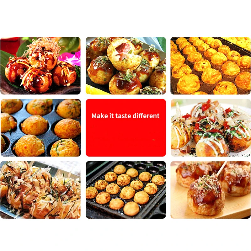 Три такояки коммерческая газовая машина коммерческий гриль такояки|Вафельницы и