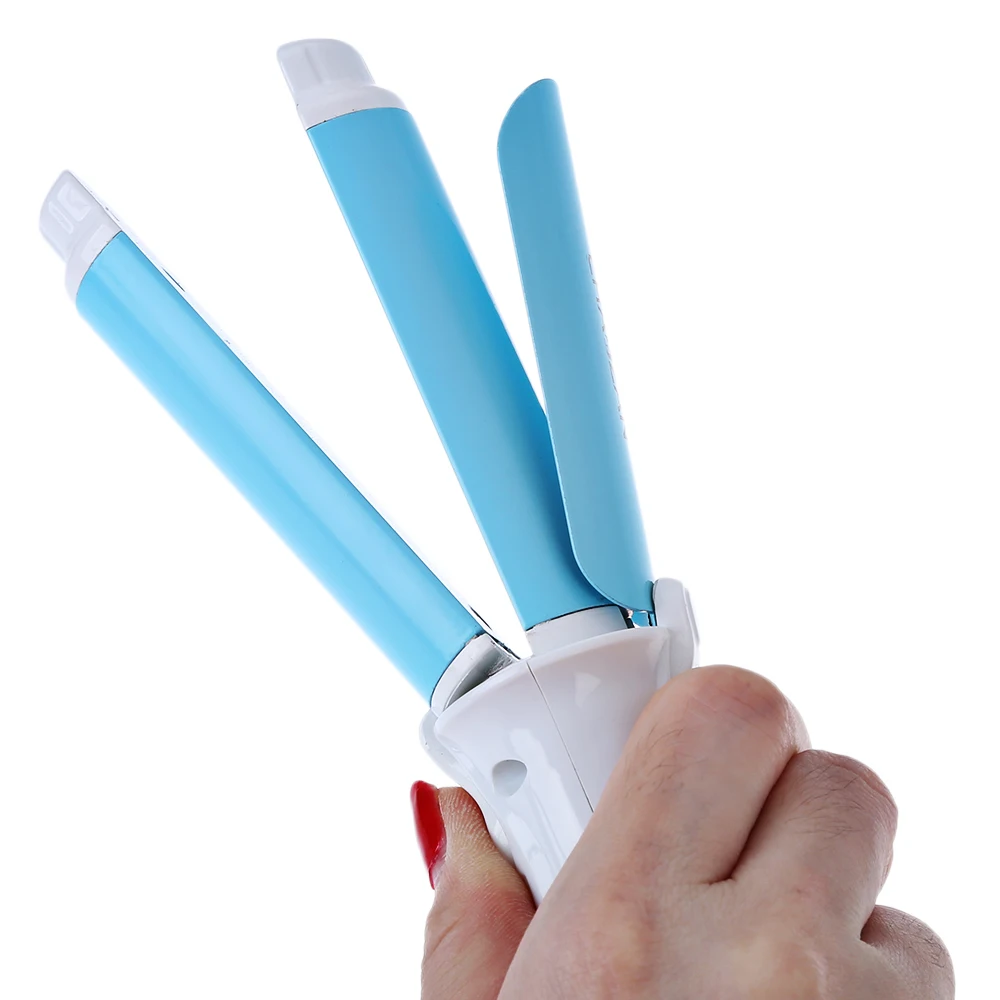 Gustala Mini Portable Electric Hair Curler Personal Styling Tools Thermostatic Wavy Tourmaline ceramic Curling Iron EU PLUG |