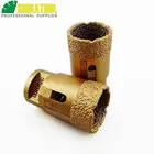 SHDIATOOL 2 шт. 35 мм алмазные сверла коронки Гранитные Мраморные сверла фарфоровая плитка Отверстие пила M14 резьбы резак для торта в виде короны