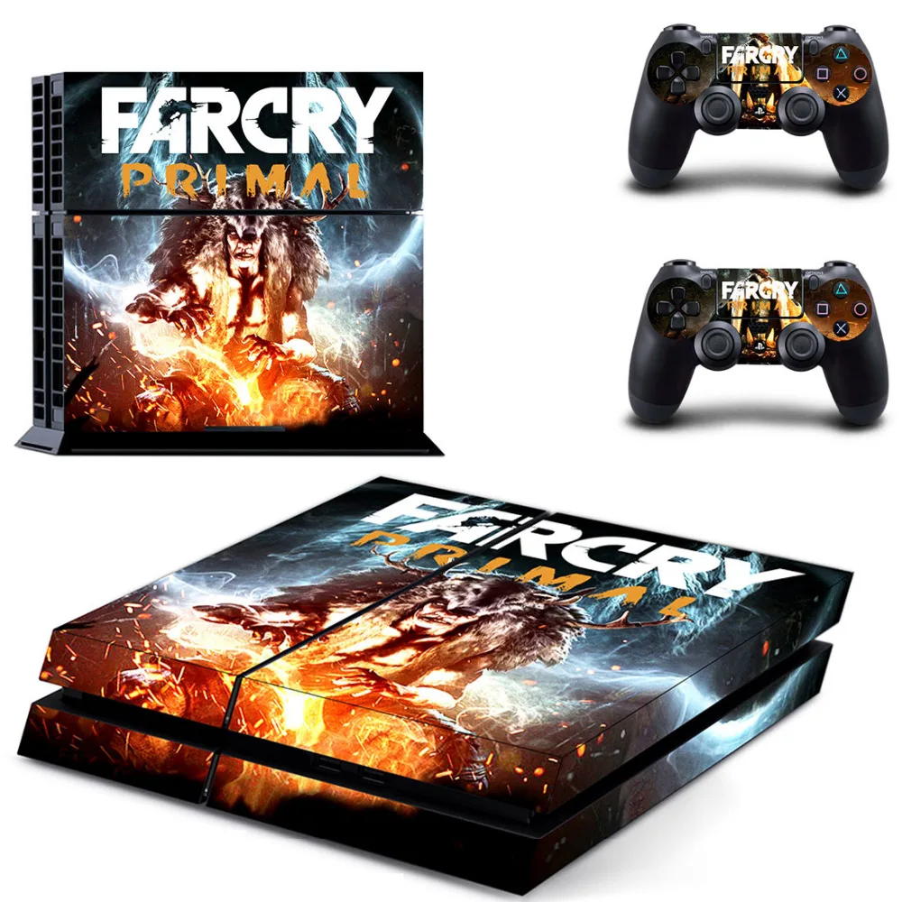 Наклейка Game Far Cry Primal для консоли Sony PlayStation 4 и контроллера PS4 виниловые