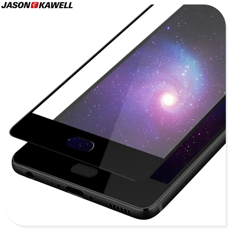 Полное покрытие закаленное стекло Защита экрана для Huawei P10 P9 Plus много цветов с
