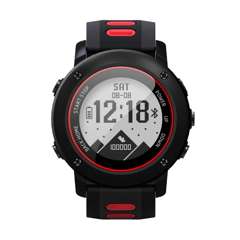 Модные умные спортивные часы UW90C IP68 Водонепроницаемый gps-компас погода сердечный ритм звонки сообщения напоминают SOS Бег Туризм плавание