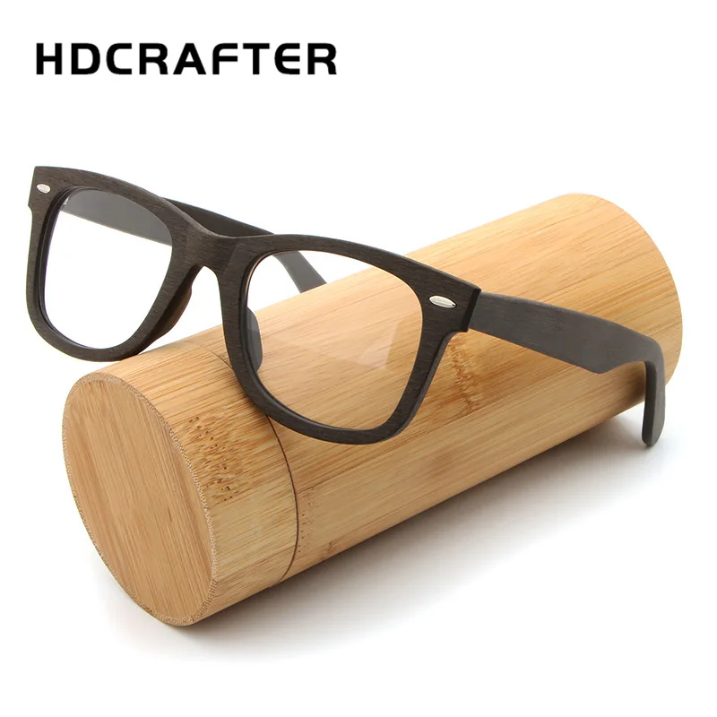 HDCRAFTER высокое качество мужские женские очки для близорукости деревянные оправа в