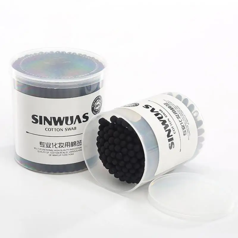 200 шт бамбуковые ватные палочки мягкие для очистки ушей тампоны микрощетка Cotonete