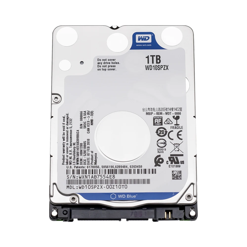 WD Western Digital Blue 1TB hdd 2.5 SATA WD10SPZX disco duro laptop Internal Sabit Hard Disk Drive Internal HD Notebook Harddisk