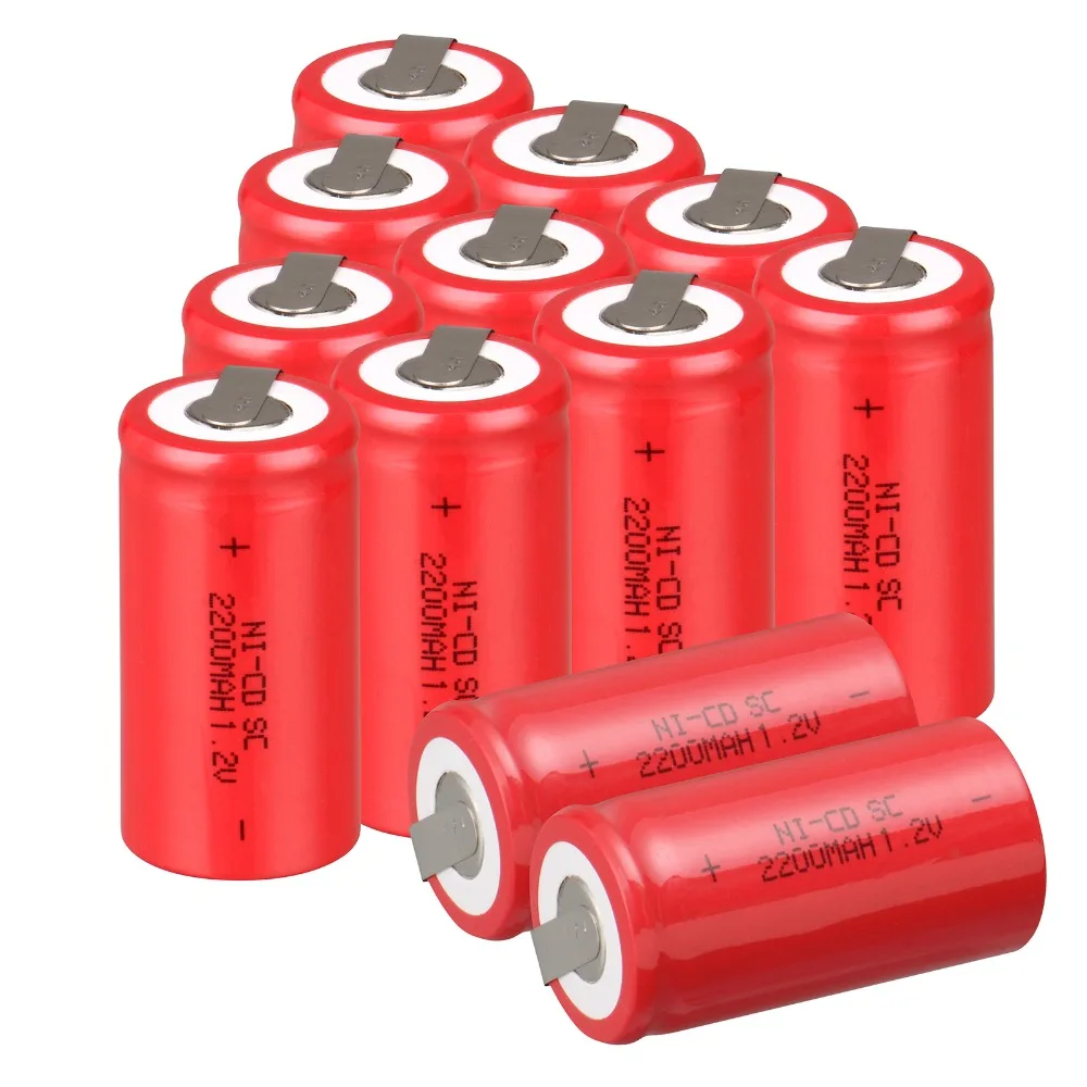 Никель кадмиевая аккумуляторная батарея Anmas Power Red COlor 2200 мАч 1 2 В|Перезаряжаемые