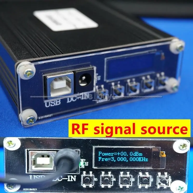 OLED цифровой ADF4351 35 МГц-4 4 ГГц генератор сигналов частота RF источник сигнала для Ham