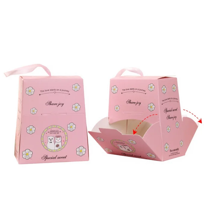 20 шт. розовый/синий большой размер мультяшный медведь Свадебные Сувениры Конфеты