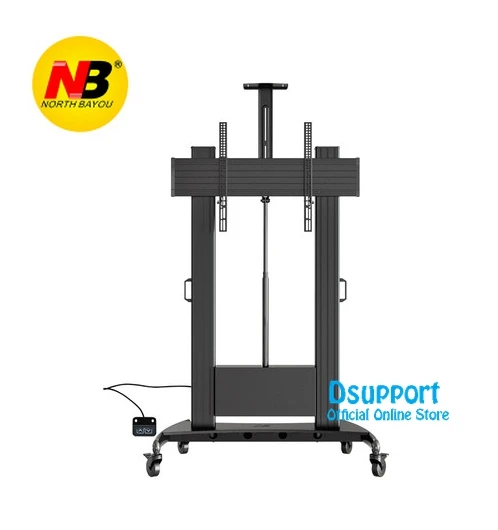 Моторизованный подъемный экран NB TW100 сверхмощная тележка с креплением для