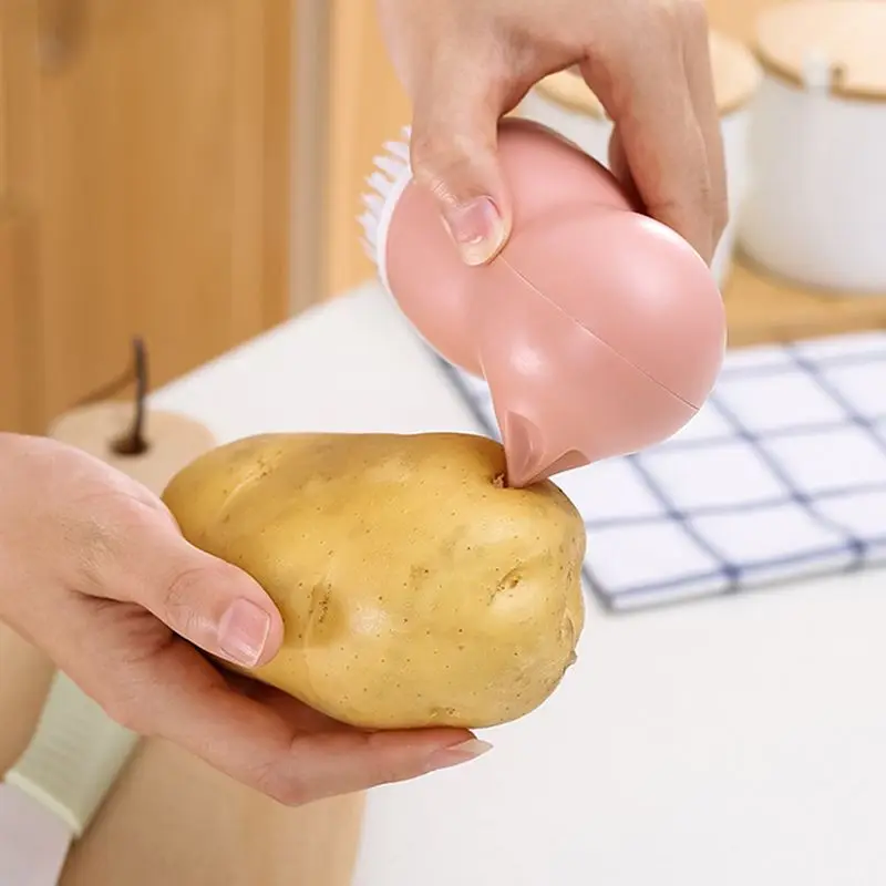 CTREE 1 шт. фруктовая щетка для овощей Мультяшные птицы рыть кухонная ванна