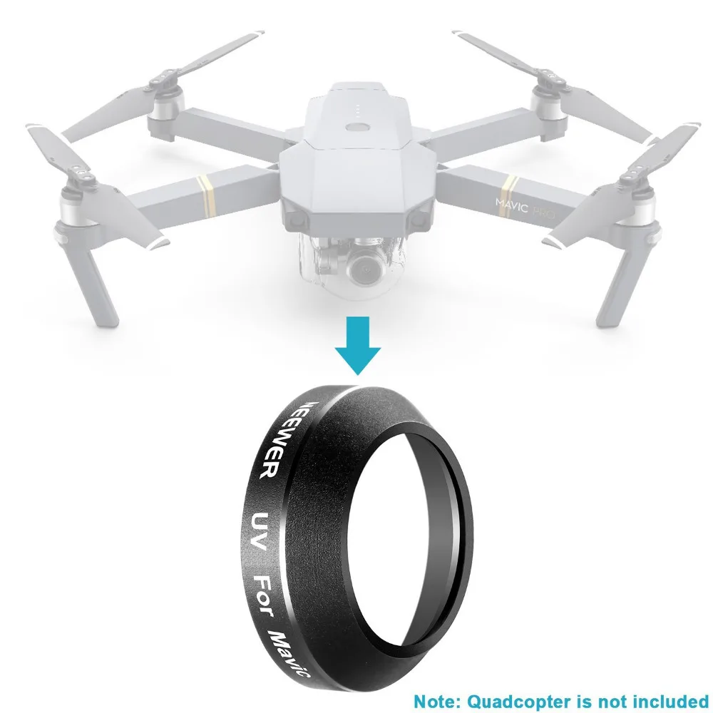 Neewer для DJI Mavic Pro Quadcopter Drone ультрафиолетовый УФ фильтр объектива с многослойным