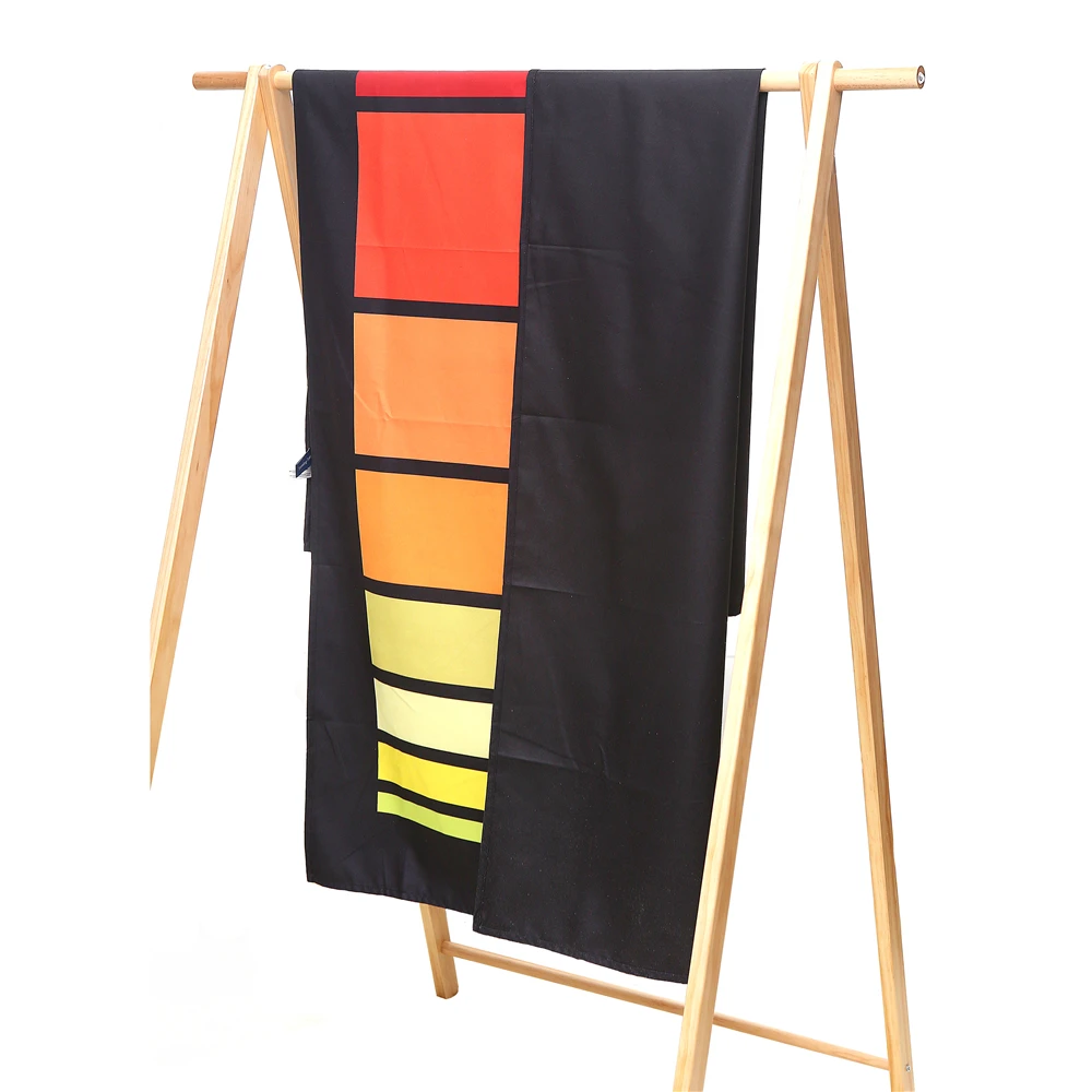 Пляжное полотенце Zipsoft большой размер быстросохнущее для плавания спорта