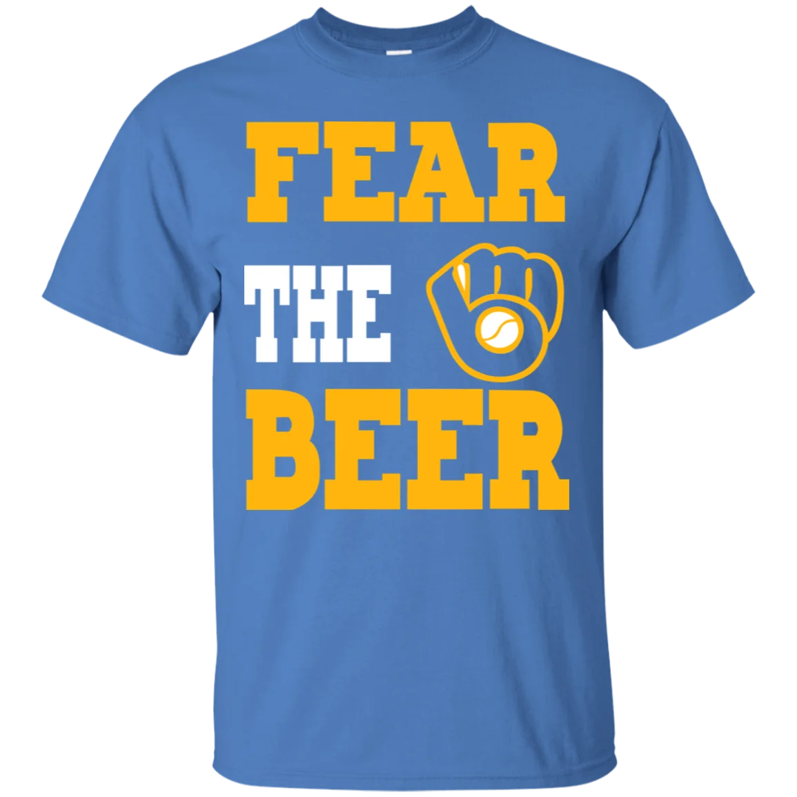 Fear The Beer Brewers футболка Радужная цветная Хлопковая мужская с героями мультфильмов