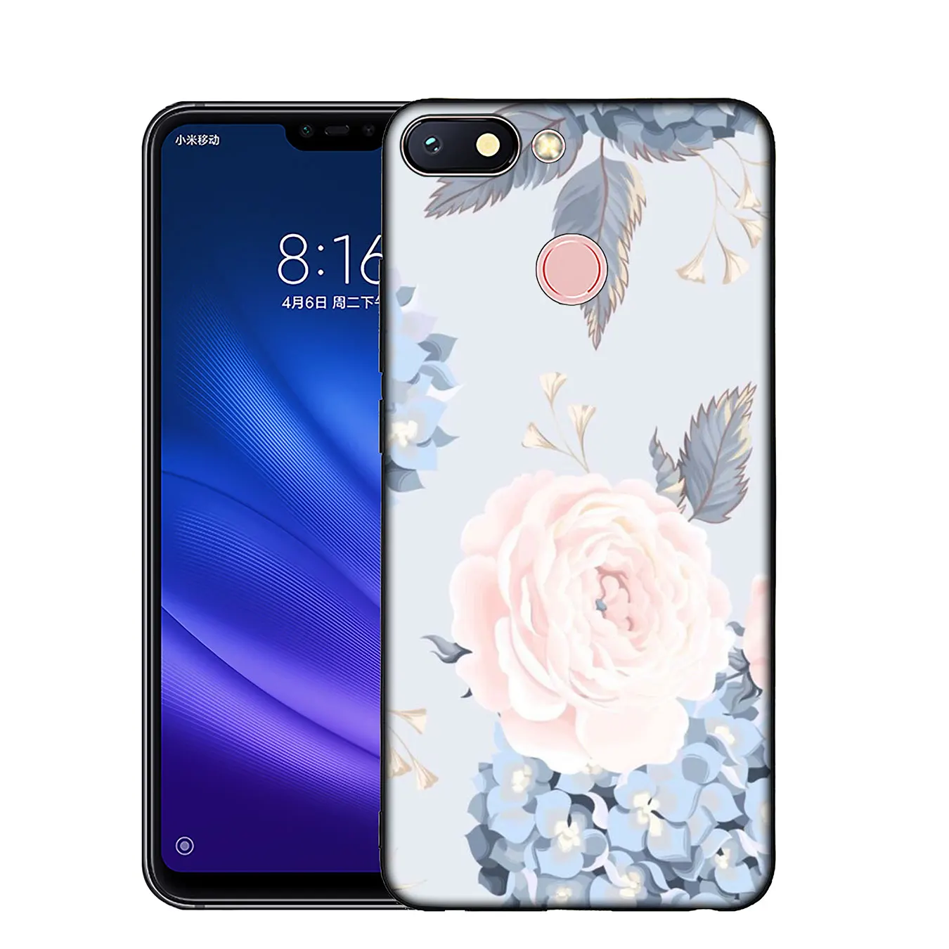 IYICAO красная бабочка на белые розы цветок Мягкий силиконовый чехол для Xiaomi mi 9 8 A2