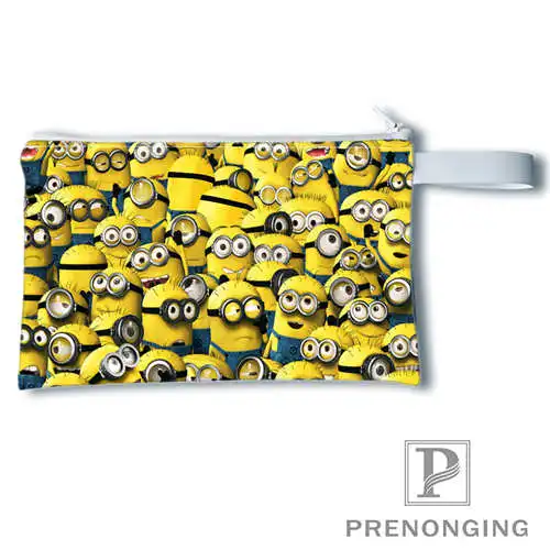 Custom Minions (2) Кошелек для монет с принтом сменный кошелек на молнии нулевой сумочки