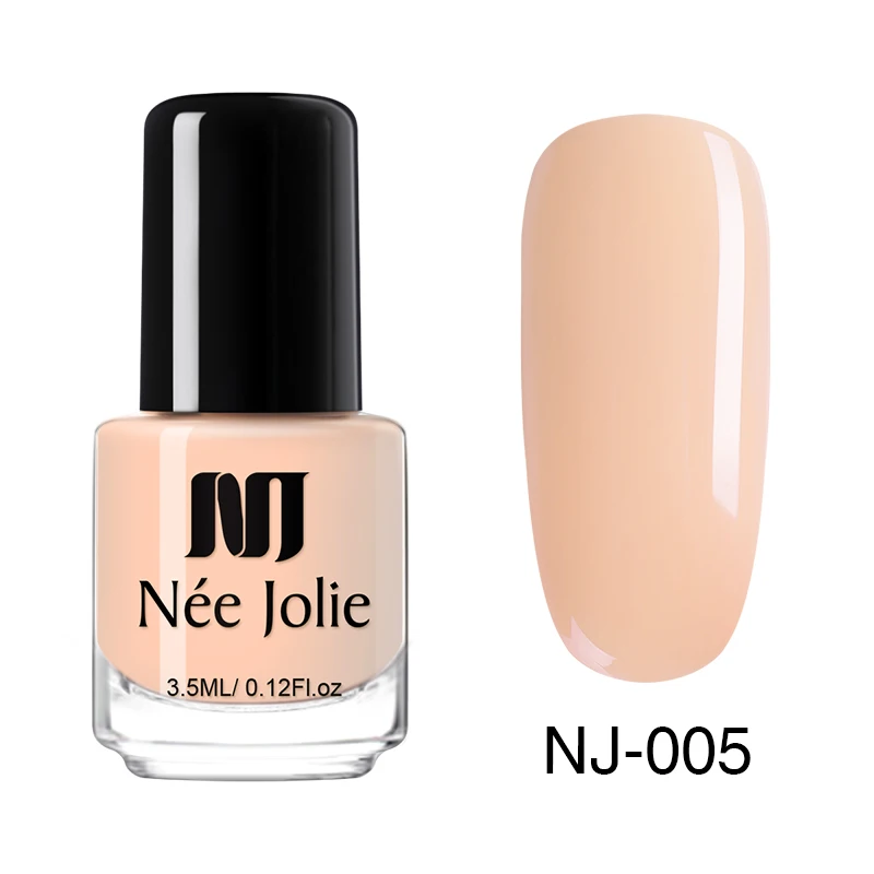 Лак для ногтей NEE JOLIE, 3,5 мл, 66 цветов, Быстросохнущий лак для ногтей, кофейный, серый, серия, блеск, сделай сам, лак для ногтей, украшение - Цвет: 3.5ml NJ-05
