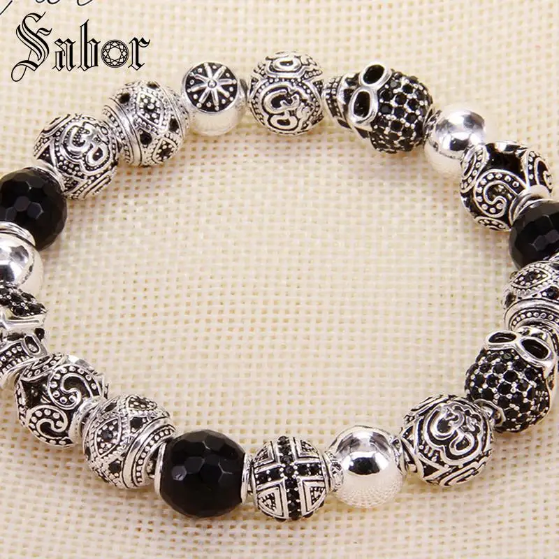 Цирконий выложенный любовный узел DIY Bead Fit Браслет посеребренный Европейский