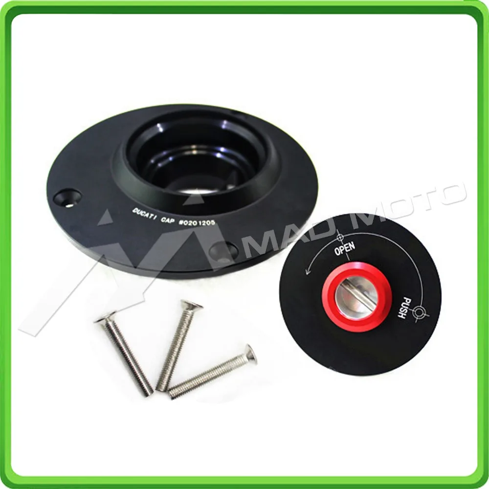 Gas Tank Cap Fuel Filler - For Ducati 749 749S 749R 999 999S Multistrada 1000 Black | Автомобили и мотоциклы