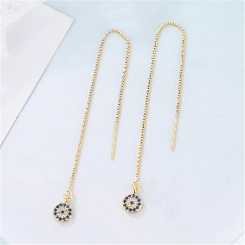 D золотые тибетские серебряные висячие серьги от сглаза круглые Модные женские