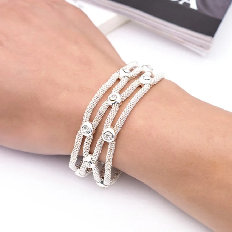 Find Me брендовые Модные Винтажные Многослойные магнитные браслеты и обручи для